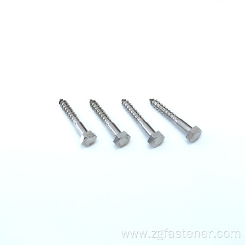 stainless steel hex head wood screws